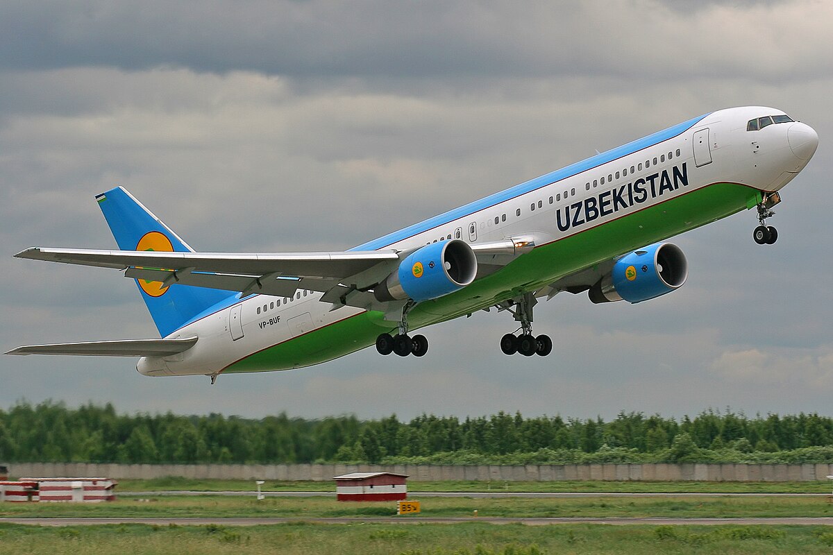 Uzbekistan Airways A330 Aircraft from Qanot Sharq